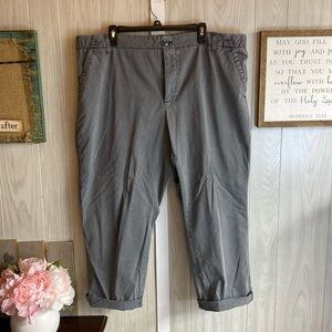 Grey chino pants